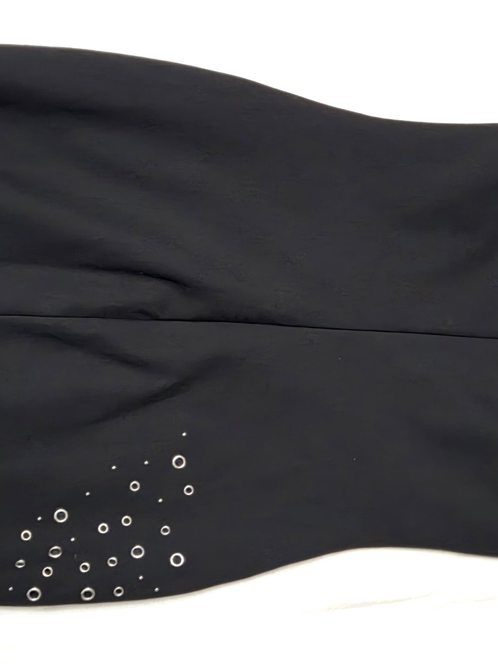 Elizabeth and James Black Grommet Studded Sleeveless Halter Dress Size 6 - TLC - Picture 6 of 9